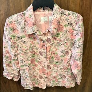 Emma James Floral Blazer, Size 14